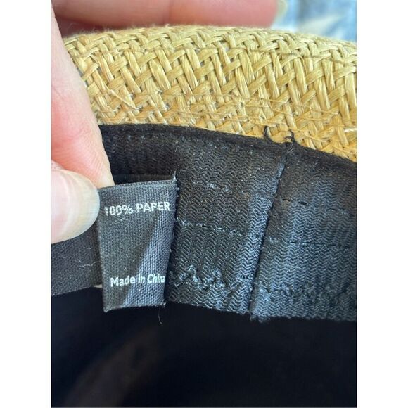 Goorin Bros paper straw fedora hat, sm/med nearly new - Picture 5 of 7
